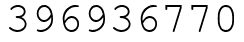 Число 396936770.