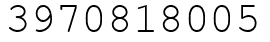 Число 3970818005.