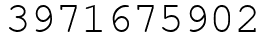 Число 3971675902.