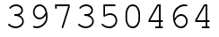 Число 397350464.