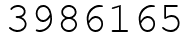 Число 3986165.