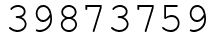 Число 39873759.