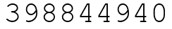 Число 398844940.