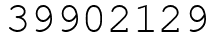Число 39902129.