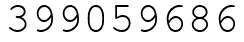 Число 399059686.
