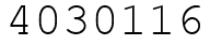Число 4030116.