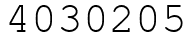 Число 4030205.