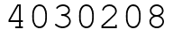 Число 4030208.