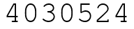 Число 4030524.