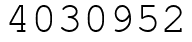 Число 4030952.