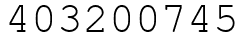 Число 403200745.