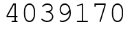 Число 4039170.