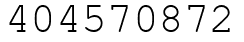 Число 404570872.