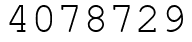 Число 4078729.