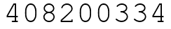 Число 408200334.