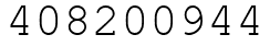 Число 408200944.