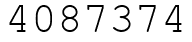 Число 4087374.