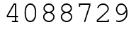 Число 4088729.