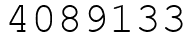 Число 4089133.