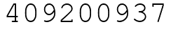 Число 409200937.