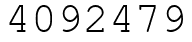 Число 4092479.