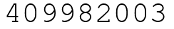 Число 409982003.