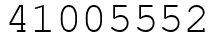 Число 41005552.