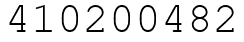 Число 410200482.