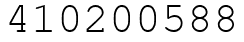Число 410200588.