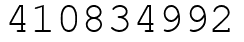 Число 410834992.