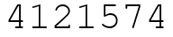 Число 4121574.