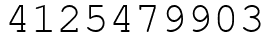 Число 4125479903.
