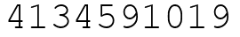 Число 4134591019.