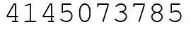 Число 4145073785.