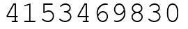 Число 4153469830.
