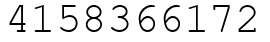 Число 4158366172.