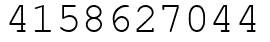 Число 4158627044.