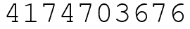 Число 4174703676.