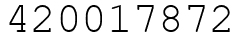 Число 420017872.