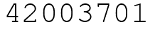 Число 42003701.