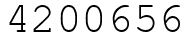 Число 4200656.