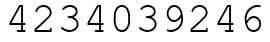 Число 4234039246.