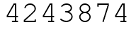 Число 4243874.