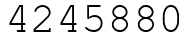 Число 4245880.