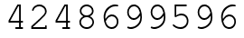 Число 4248699596.