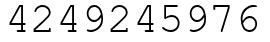Число 4249245976.