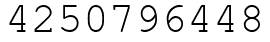 Число 4250796448.