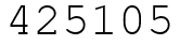 Число 425105.