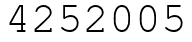 Число 4252005.