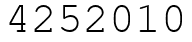 Число 4252010.